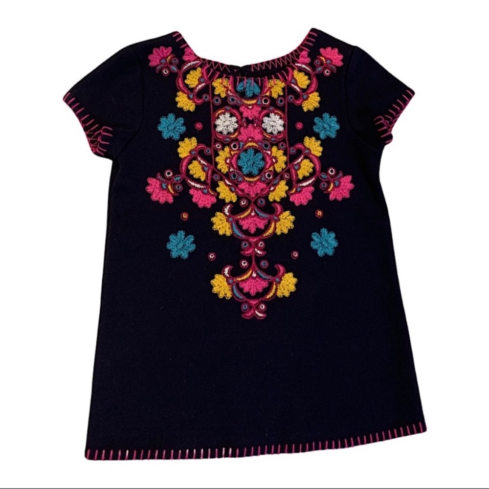 OshKosh B’Gosh bohemian embroidered print dress 
Size: 3T